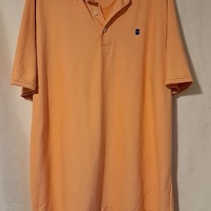 Izod Men's Size XL Polo Advantage Stretch Performance Orange